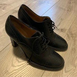 Bally made in Italy Real leather heel pump western booties size US 8 in black